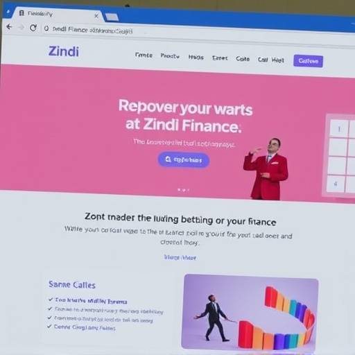 Screenshot of a screen reader reading content on the Zindi Finance website