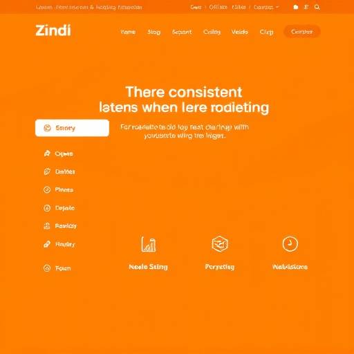 Screenshot of the consistent navigation menu on the Zindi Finance website